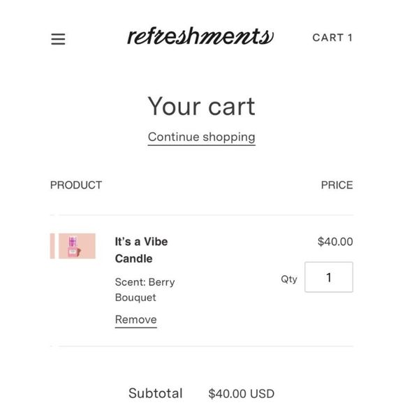 🆕 Refreshments: It’s A Vibe Candle : Berry Bouquet - Picture 9 of 9